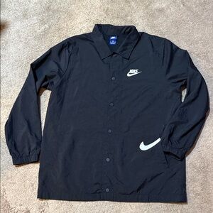NSW WOVEN HYBRID SNAP BUTTON COACH WIND JACKET
